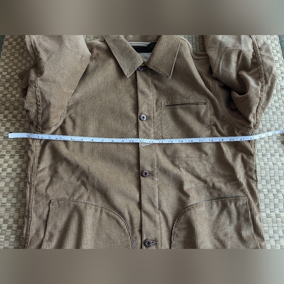 BRAND NEW RGT Rogue Territory Lined Corduroy Supply Jacket Tan Mens Size XL $425 - Picture 6 of 7